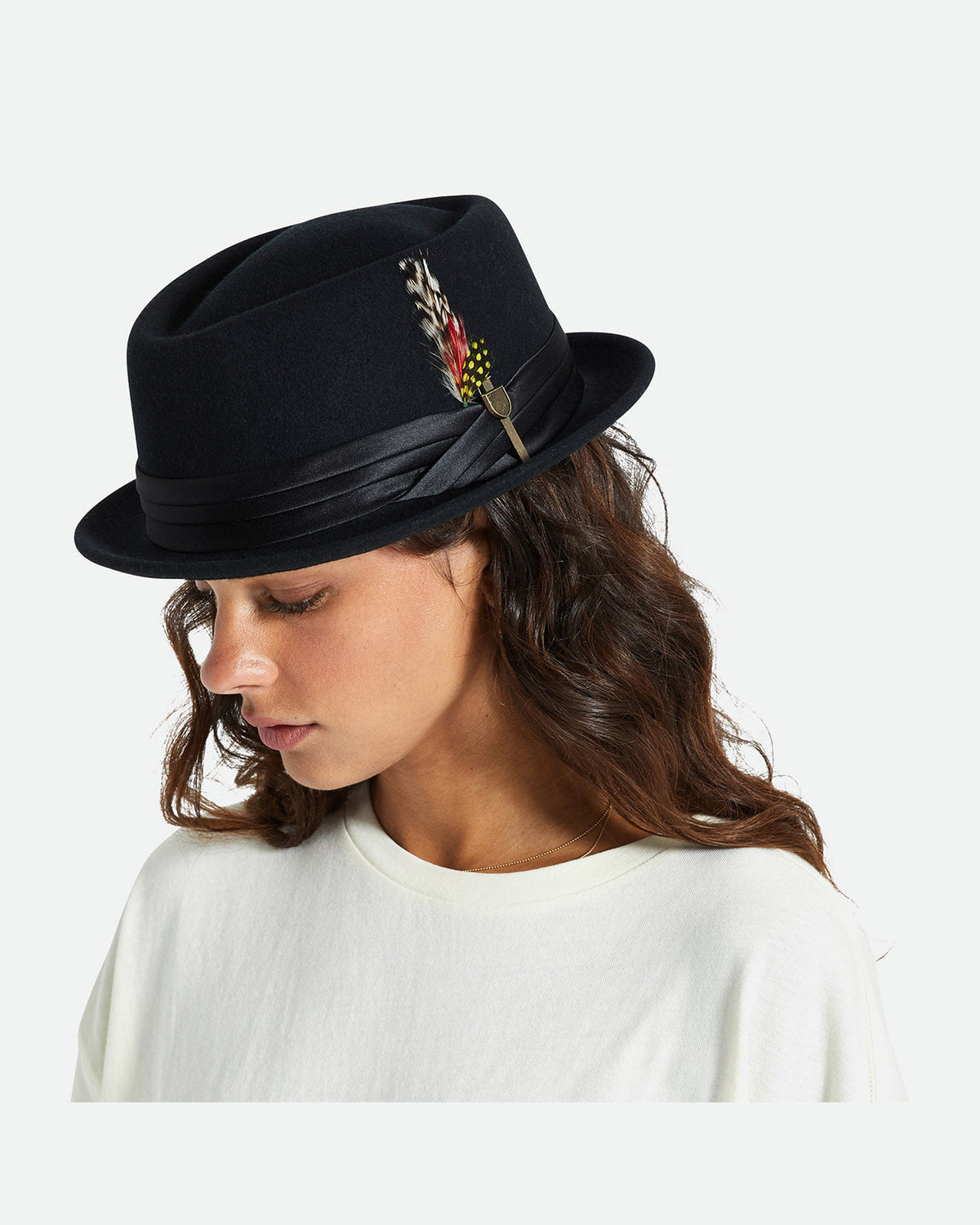 STOUT PORK PIE - BLACK/BLACK