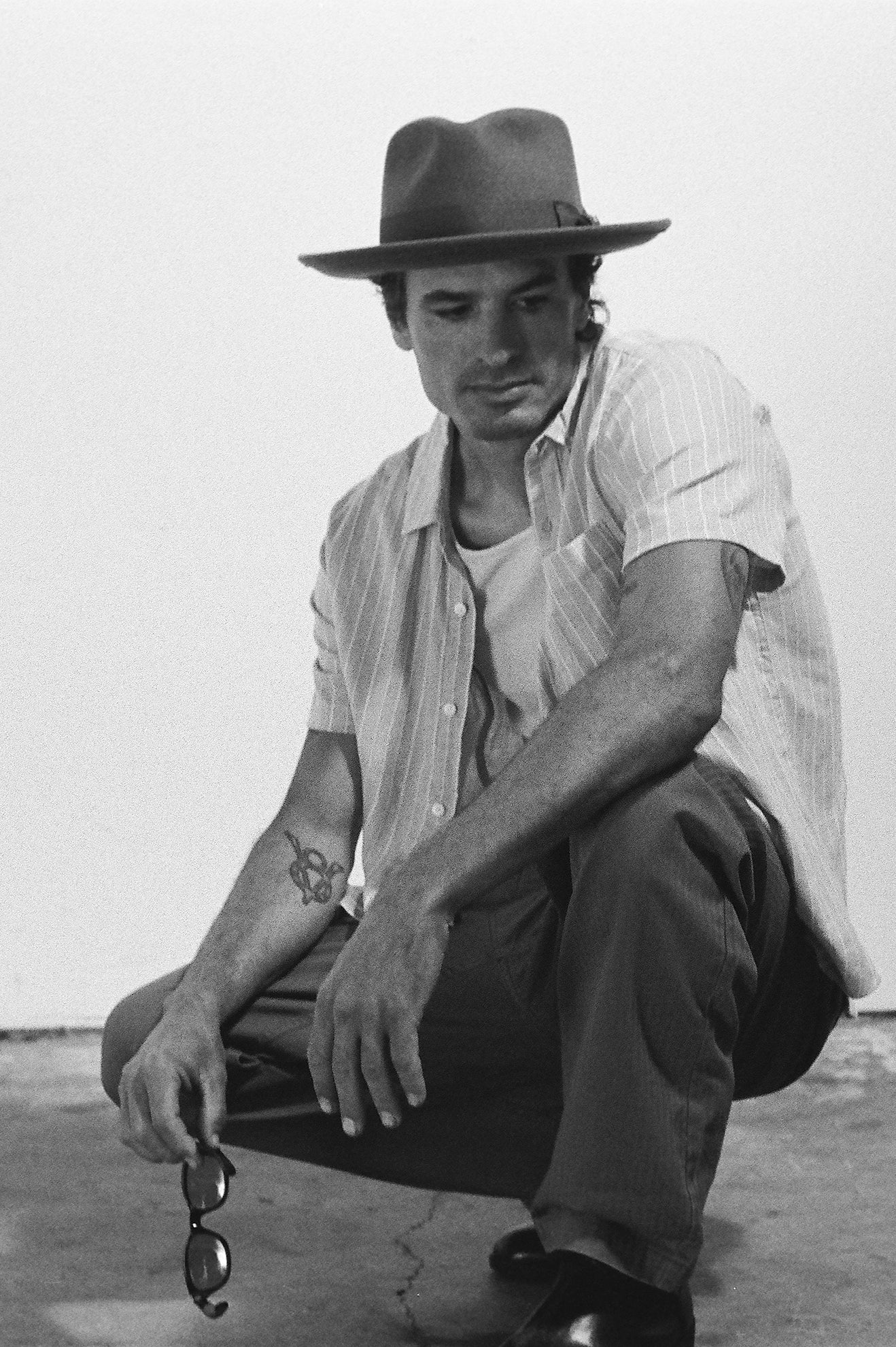 SWINDLE CONVERTABRIM FEDORA-GREY/GREY