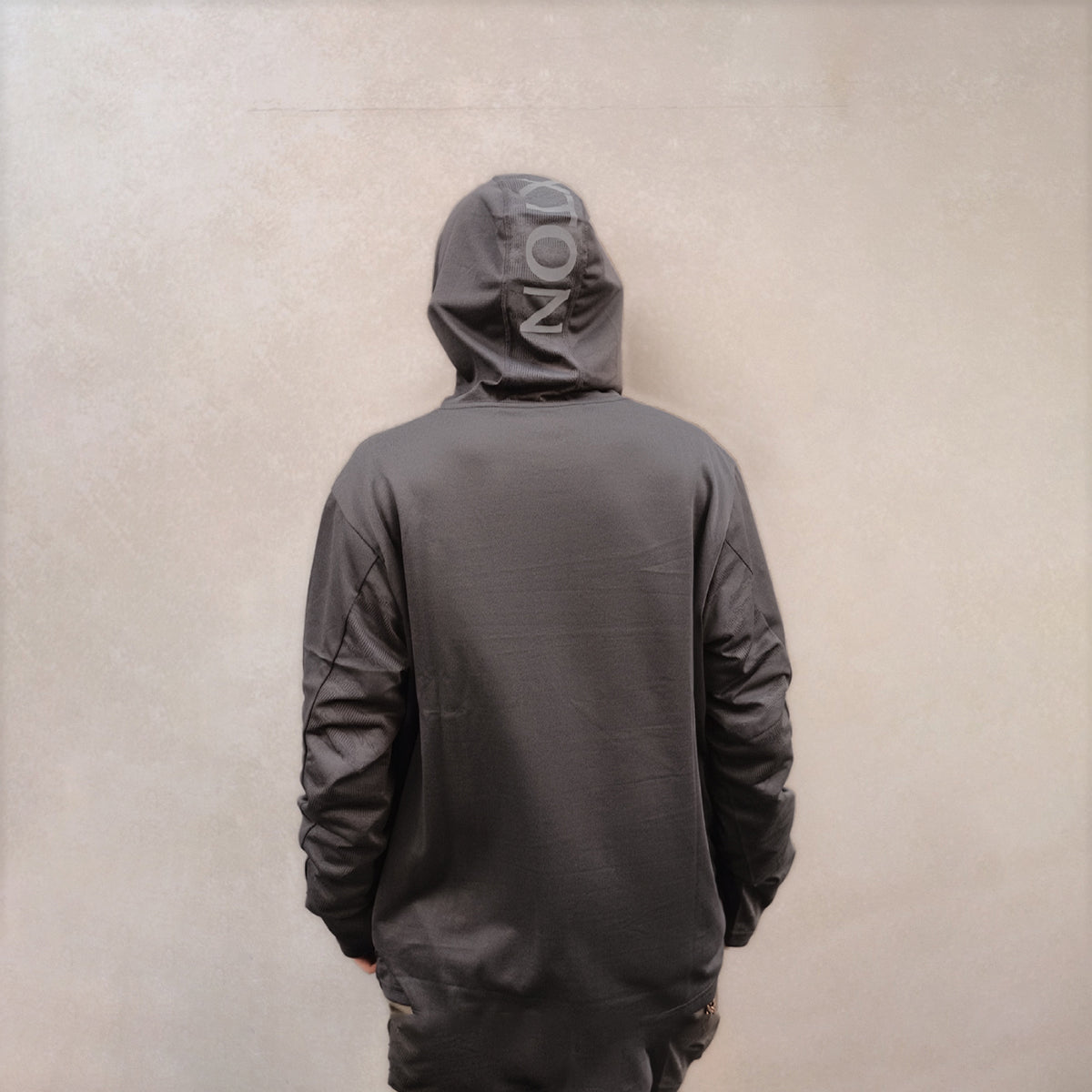 JOURNEY L/S SUN HOODIE - BLACK