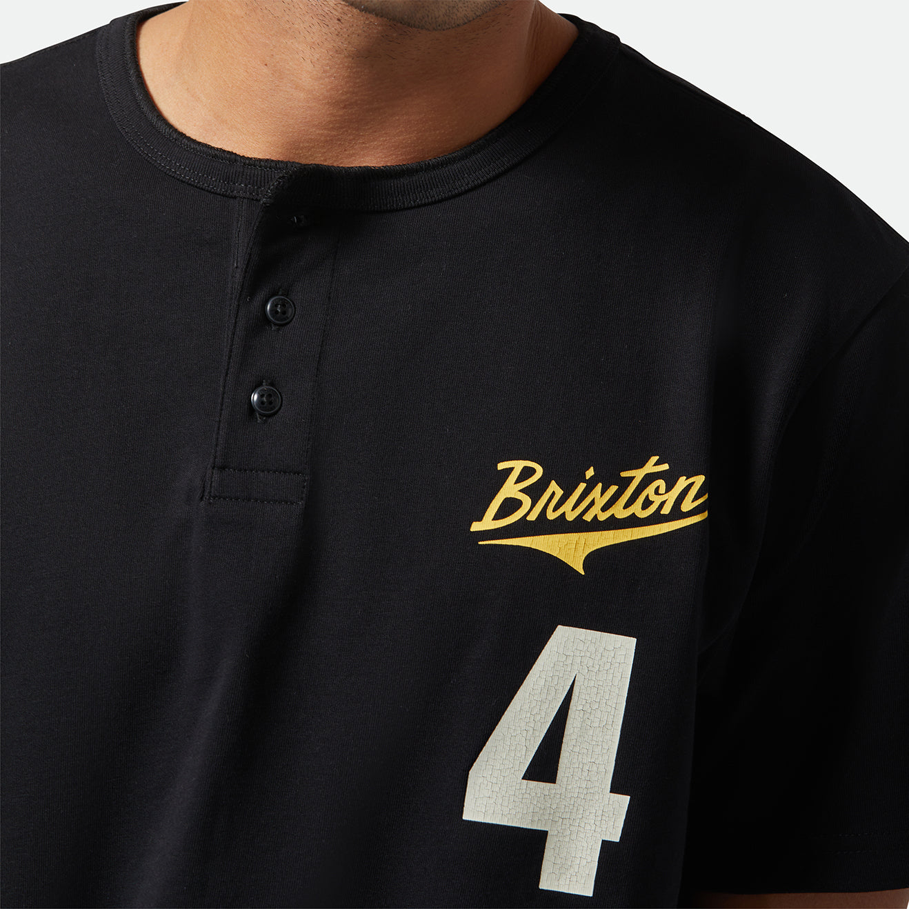 THE LEAGUE BASEBALL TEE - BLACK/BLACK