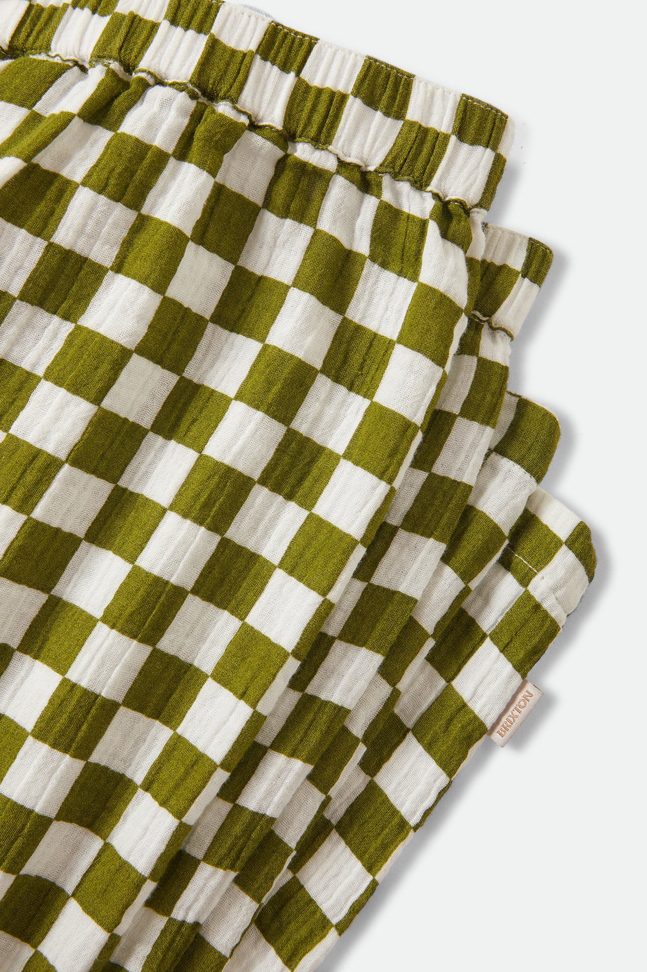 THE LOLA LOUNGE PANT - SUBLIME GREEN CHECKERBOARD