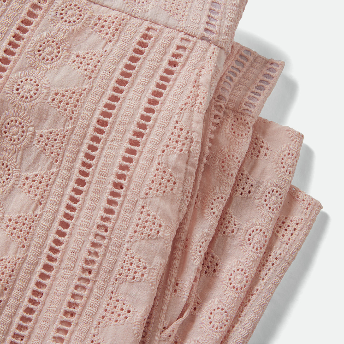 THE MERCER WIDE LEG TROUSER PANT - CHALK PINK