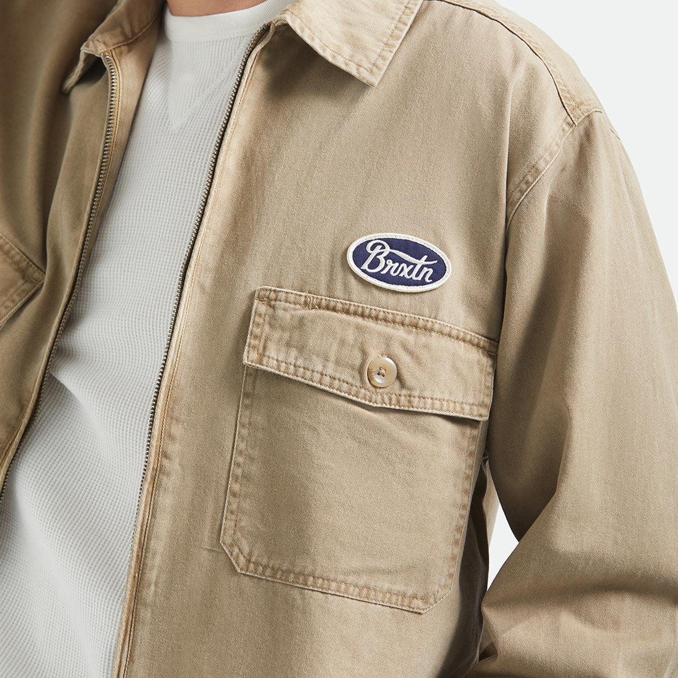 TRADEMARK LW GARAGE JKT - WASHED KHAKI