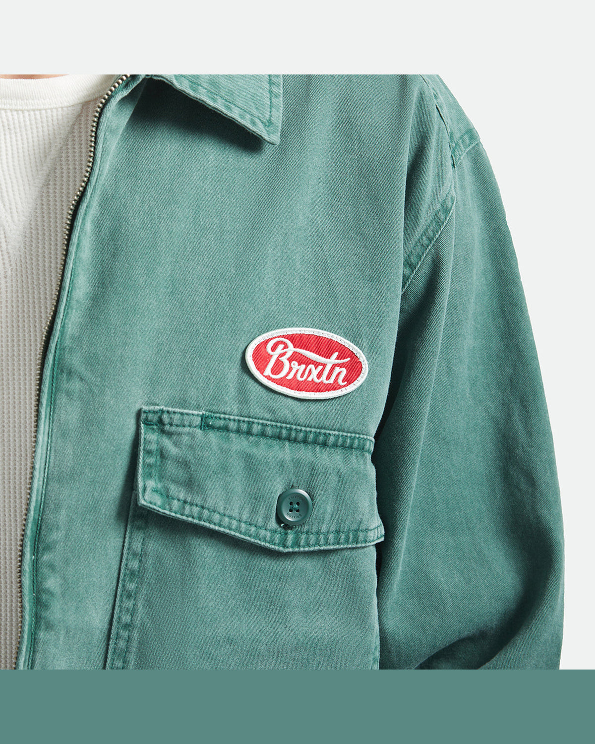 TRADEMARK LW GARAGE JKT - WASHED PRIMAL GREEN