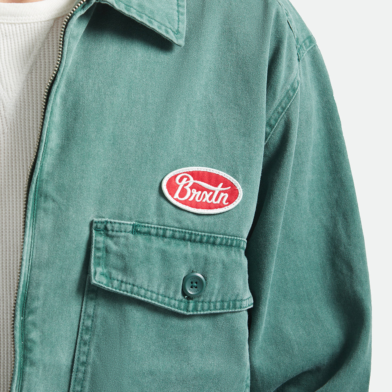 TRADEMARK LW GARAGE JKT - WASHED PRIMAL GREEN