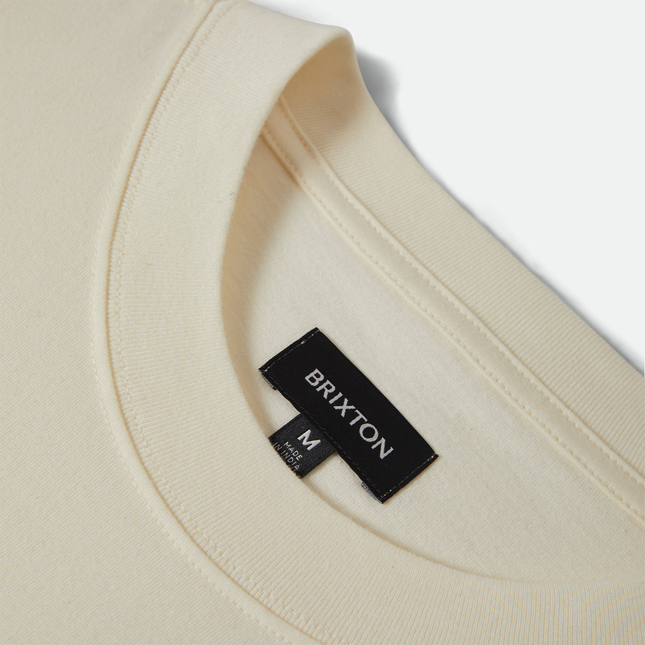 TUNE OUT S/S CROPPED TEE - CREAM