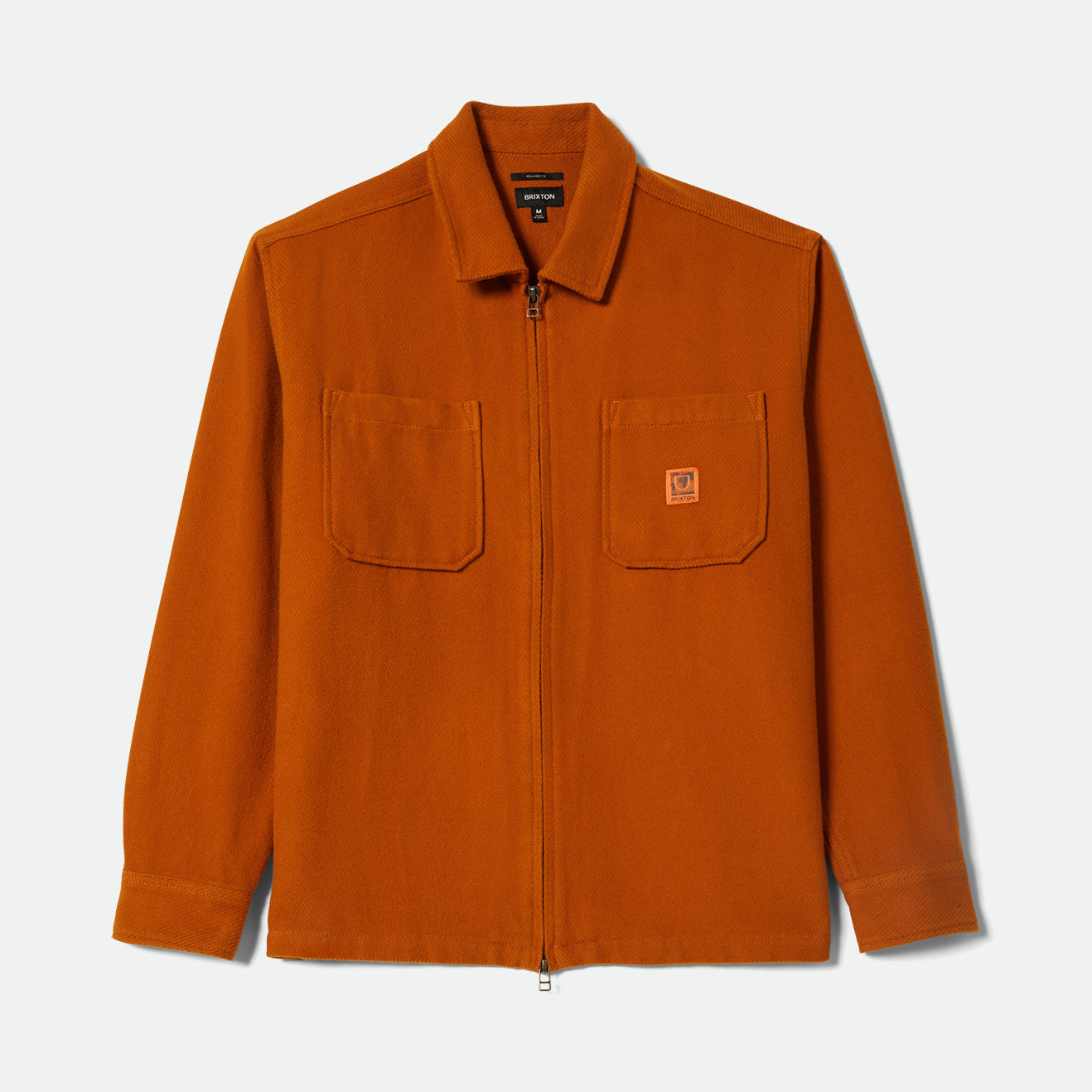 UNION ZIP FLANNEL - RUSTIC CARAMEL