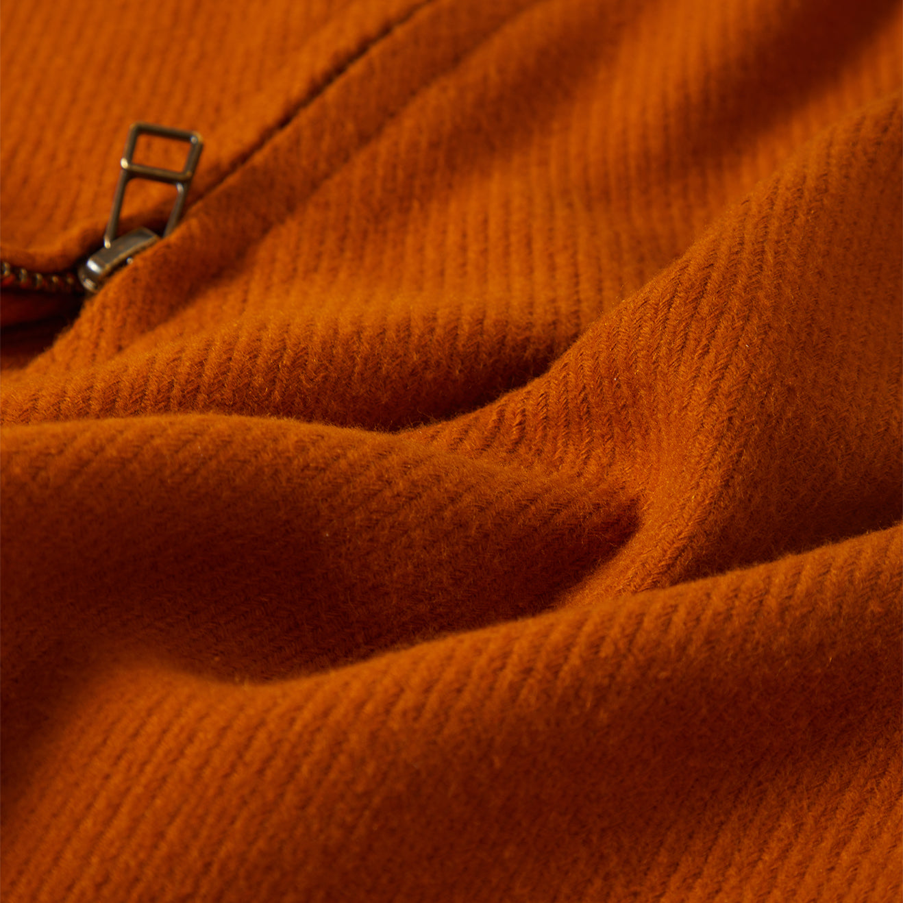 UNION ZIP FLANNEL - RUSTIC CARAMEL