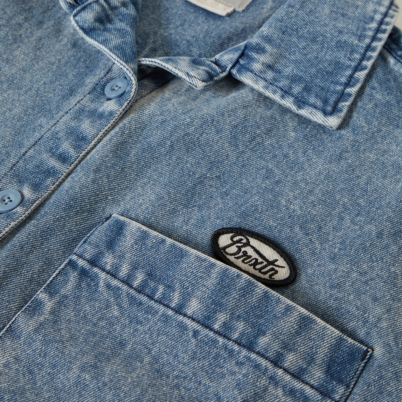 UTOPIA OVERSHIRT - LT DENIM