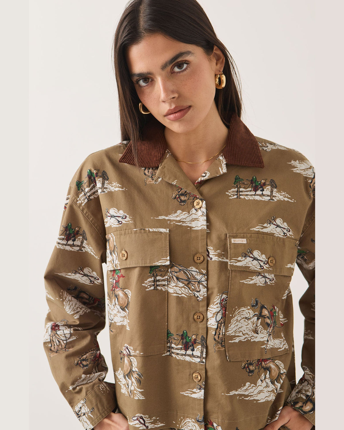 UTOPIA OVERSHIRT - MID CENTURY COWBOY PRINT