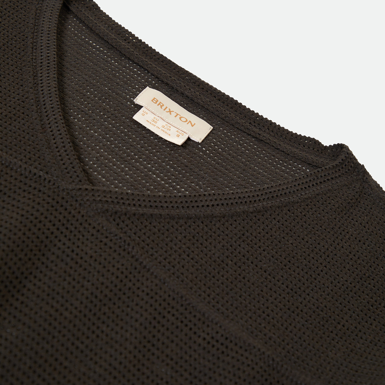 VARSITY FOOTBALL MESH TEE - WASHED BLACK