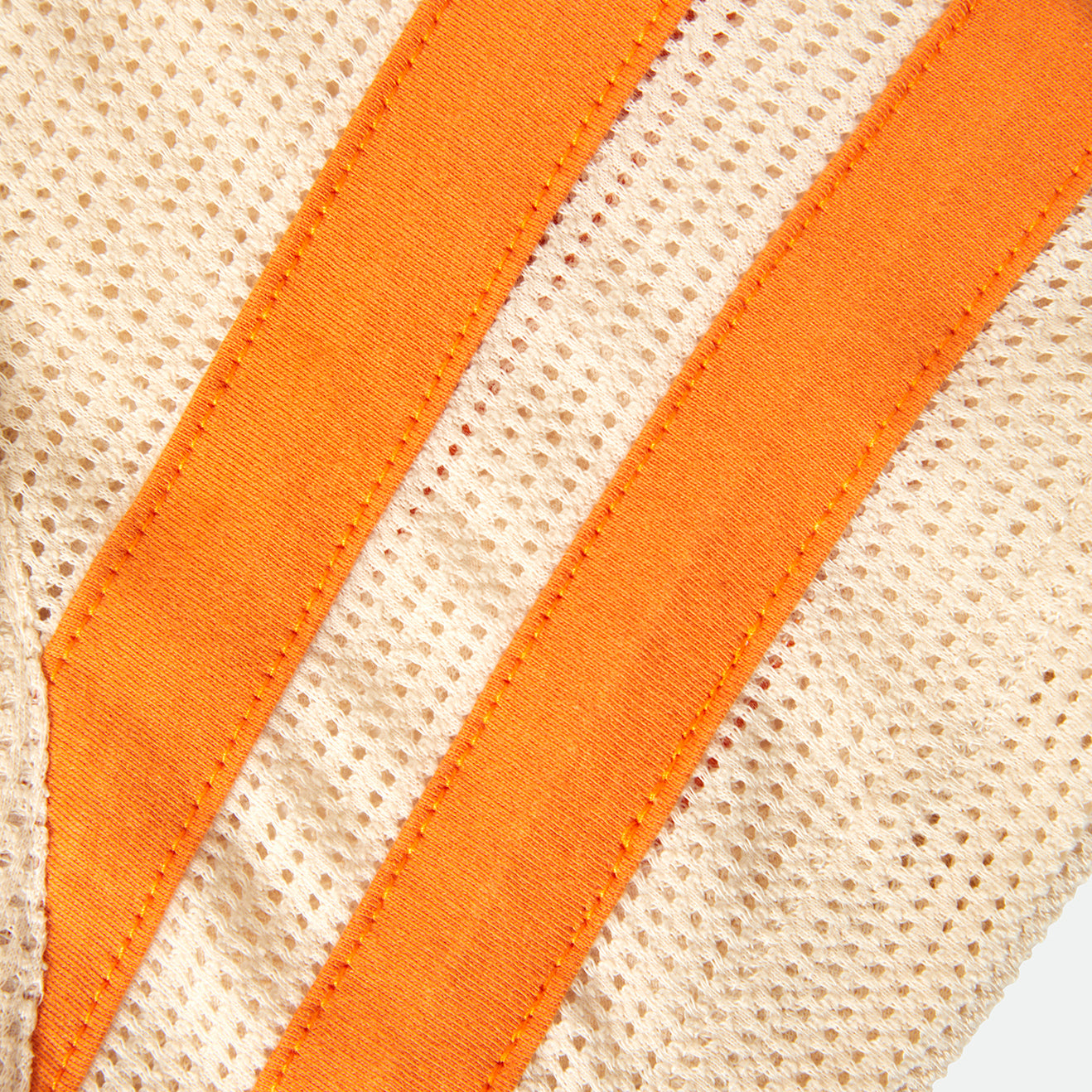 VARSITY FOOTBALL MESH TEE - WHITECAP