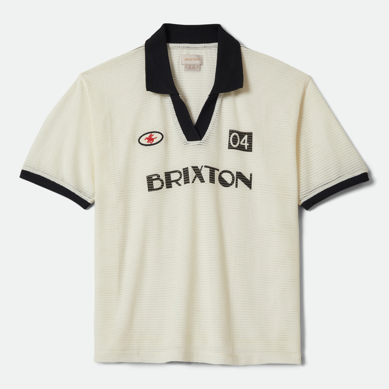 VARSITY TEE - OFF WHITE/BLACK