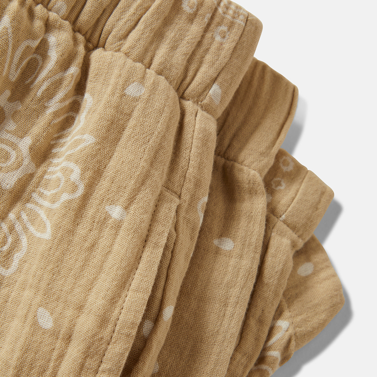 WANDERING SHORT-PALE KHAKI BANDANA