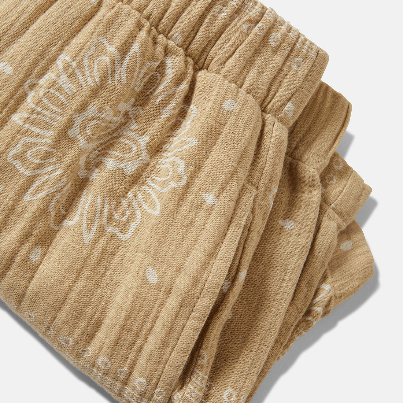 WANDERING SHORT-PALE KHAKI BANDANA