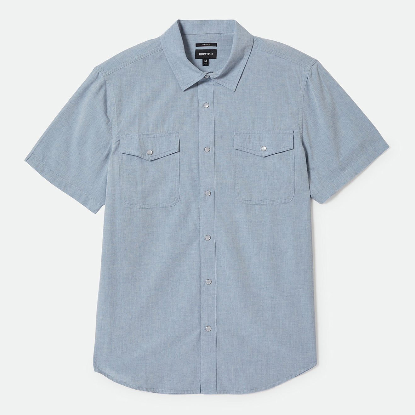 WAYNE S/S WVN - MEDIUM BLUE