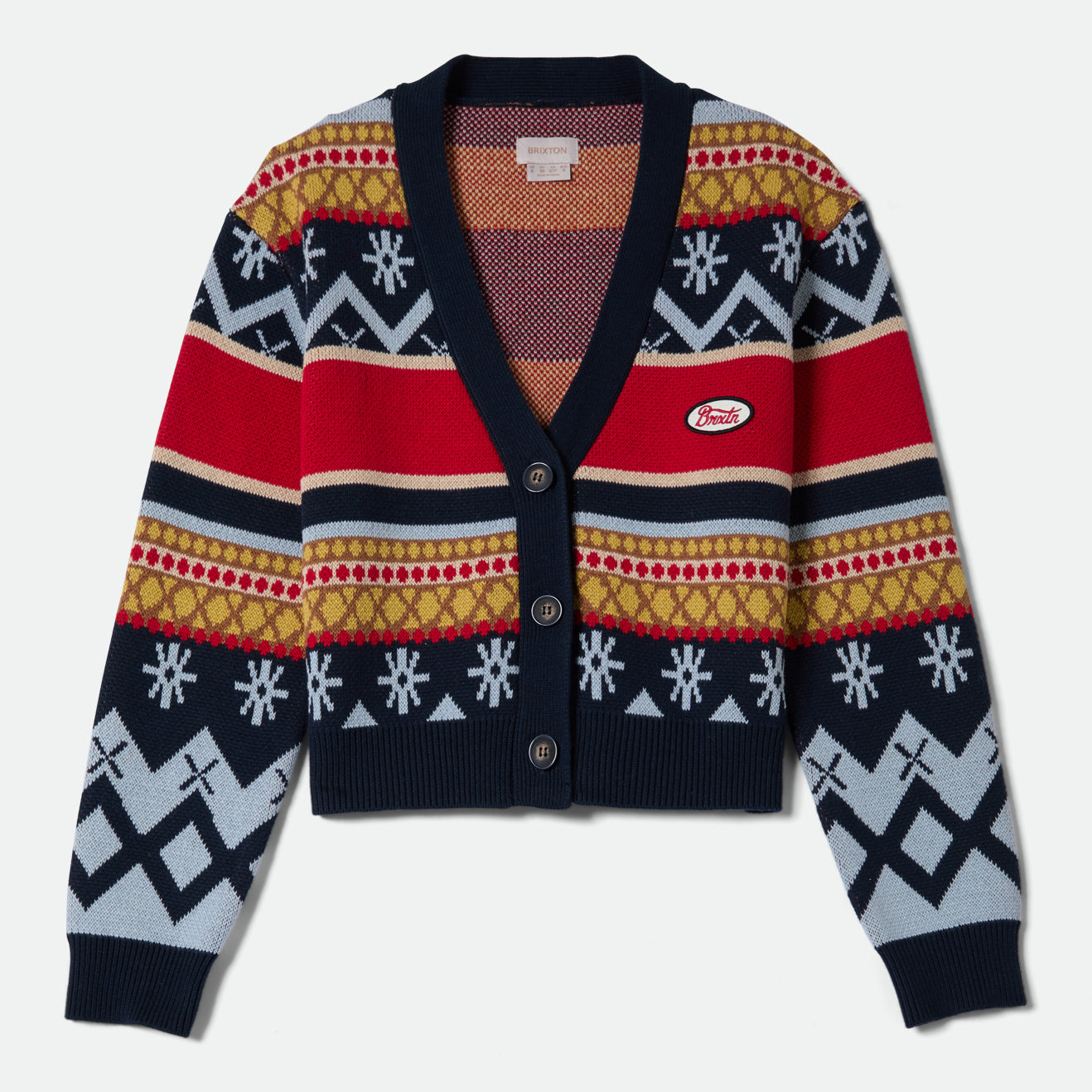 WINTER RACING CARDIGAN - MULTI RACING STRIPE
