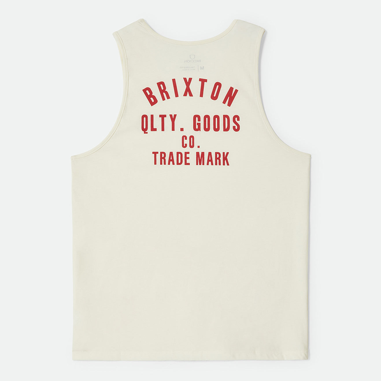 WOODBURN TANK TOP-OFF WHITE/CRIMSON