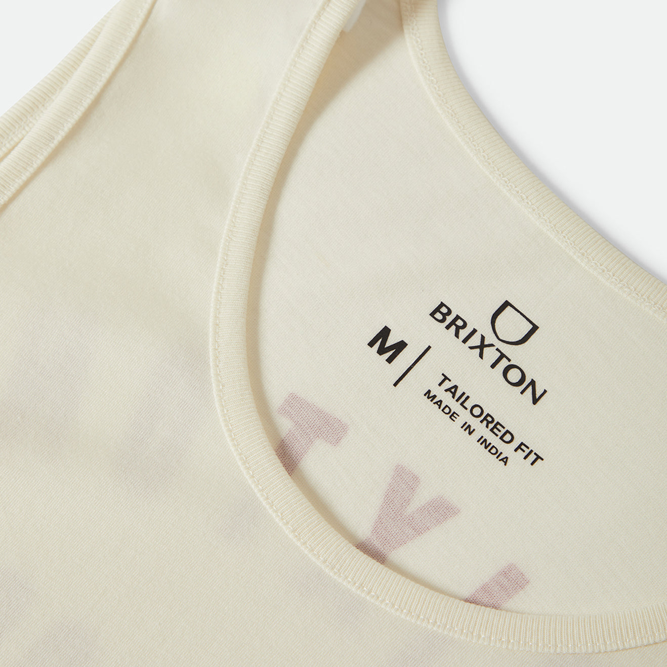 WOODBURN TANK TOP-OFF WHITE/CRIMSON