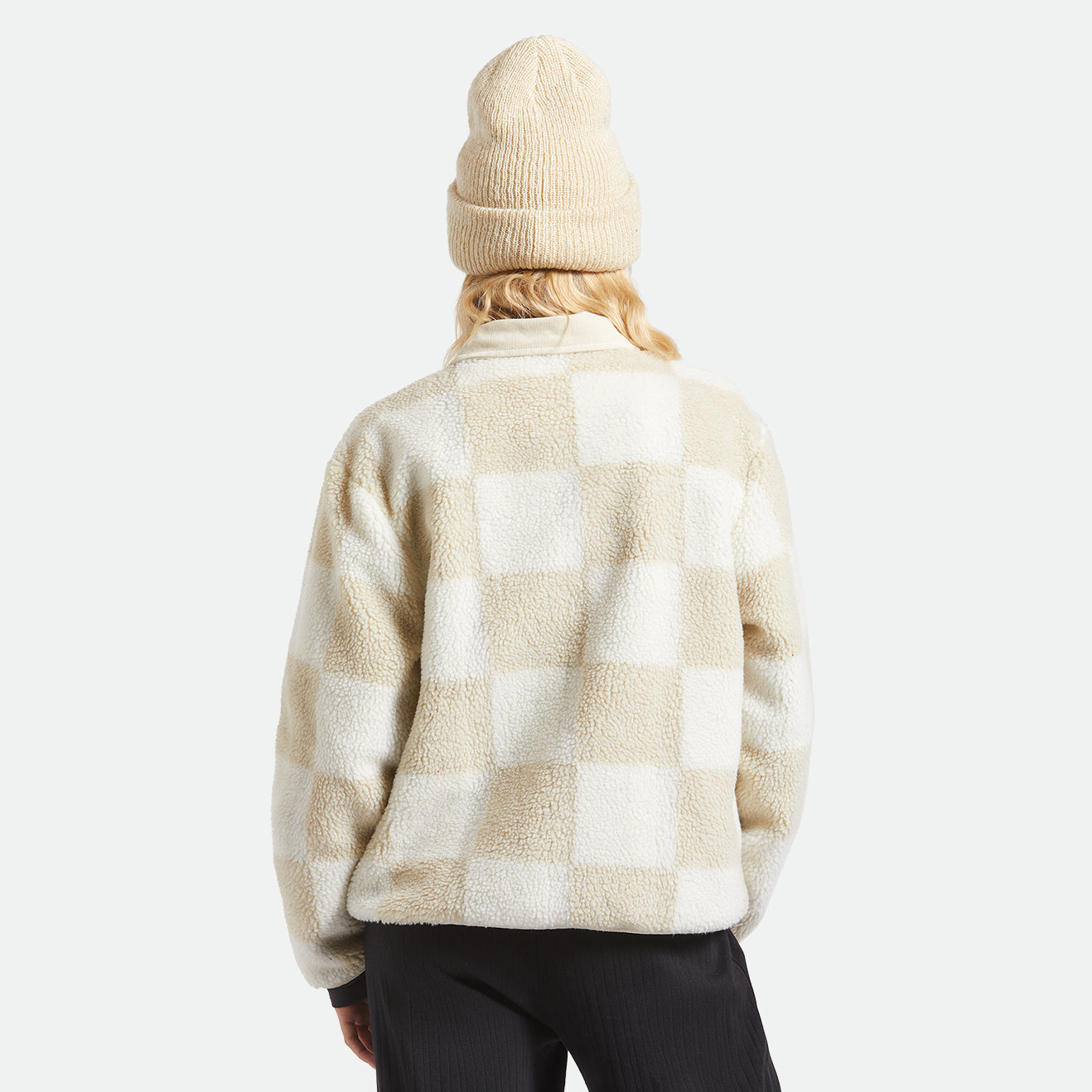 WOODBURN W TALL BRUSHED BEANIE - WHITECAP