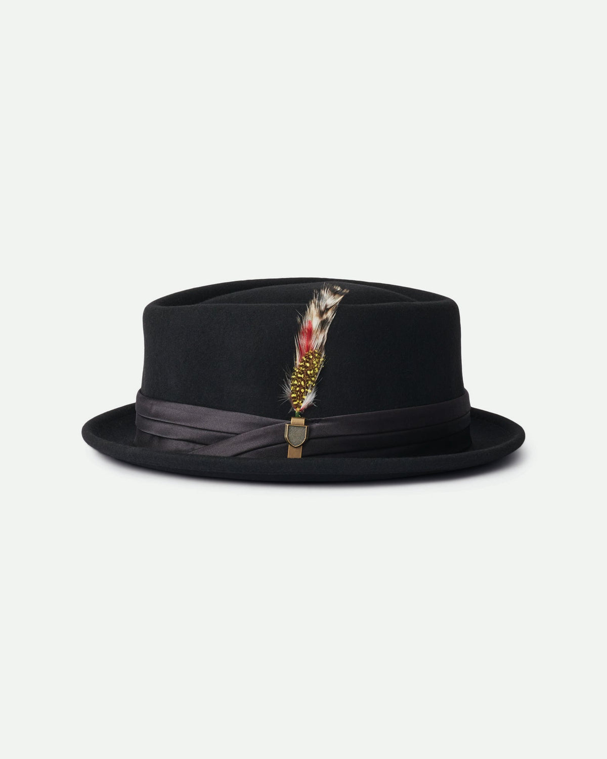 STOUT PORK PIE - BLACK/BLACK