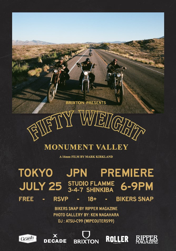 Brixton Presents "50w Monument Valley” TOKYO PREMIERE
