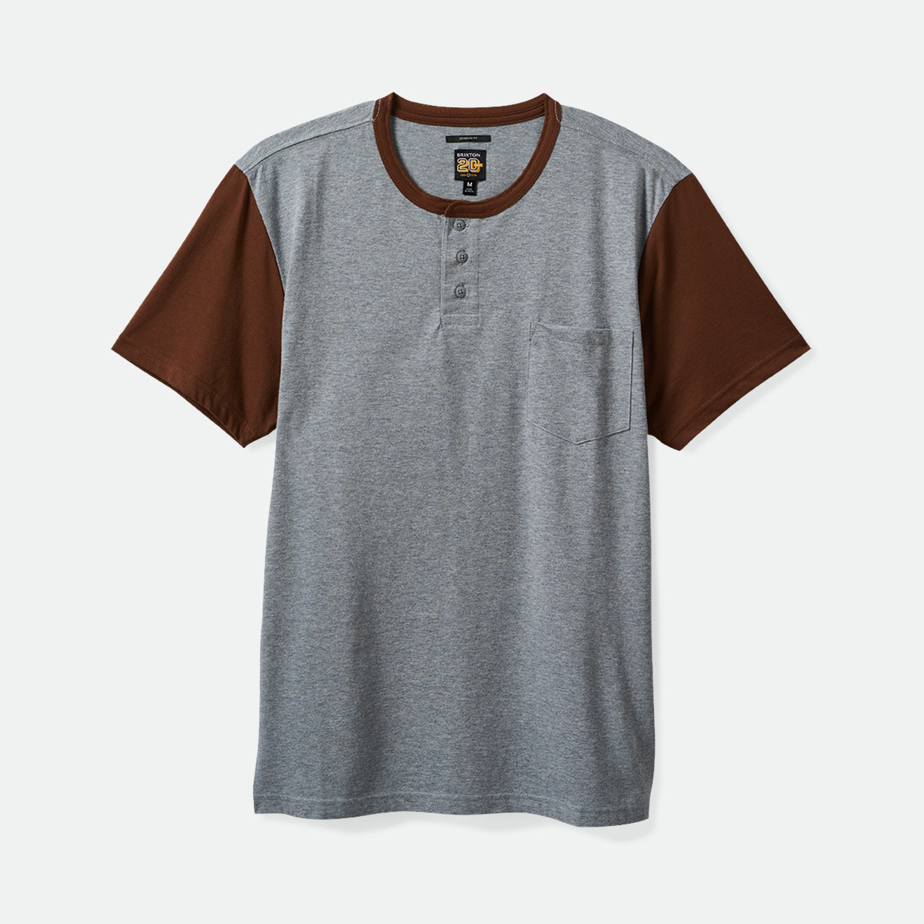 20TH ANNIV DETROIT PKT T-HEATHER GREY/PINECONE BROWN