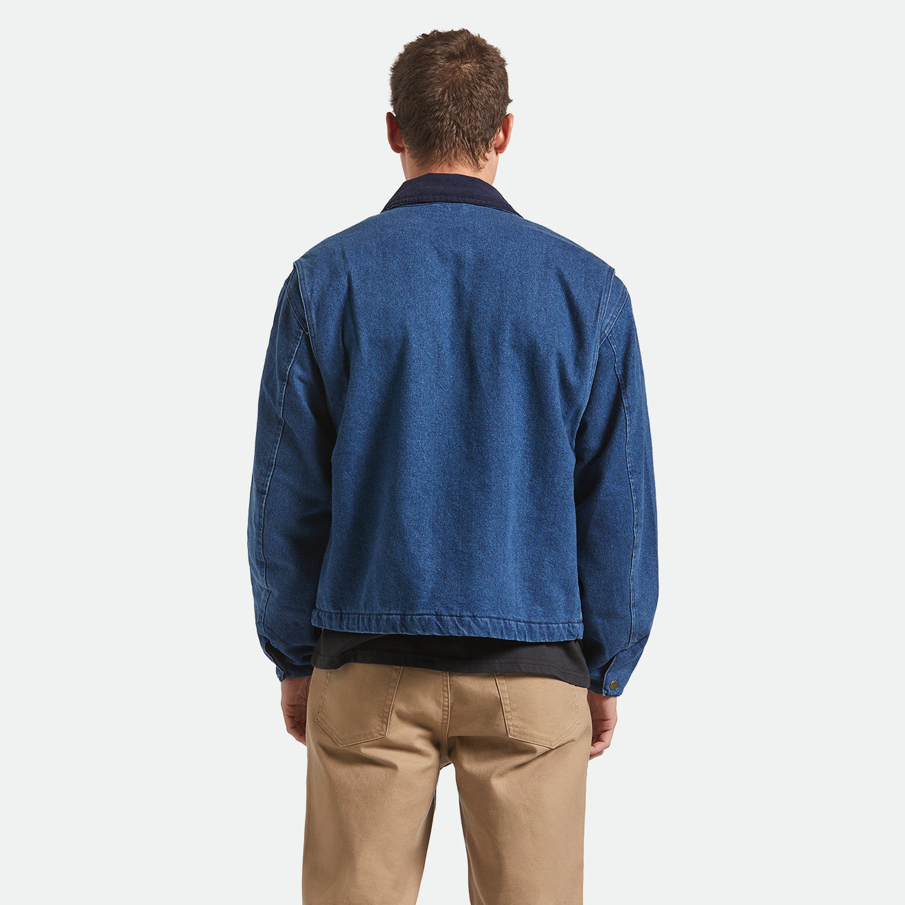 ALTERED THREADS LINED GARAGE JACKET - MEDIUM WASH DENIM