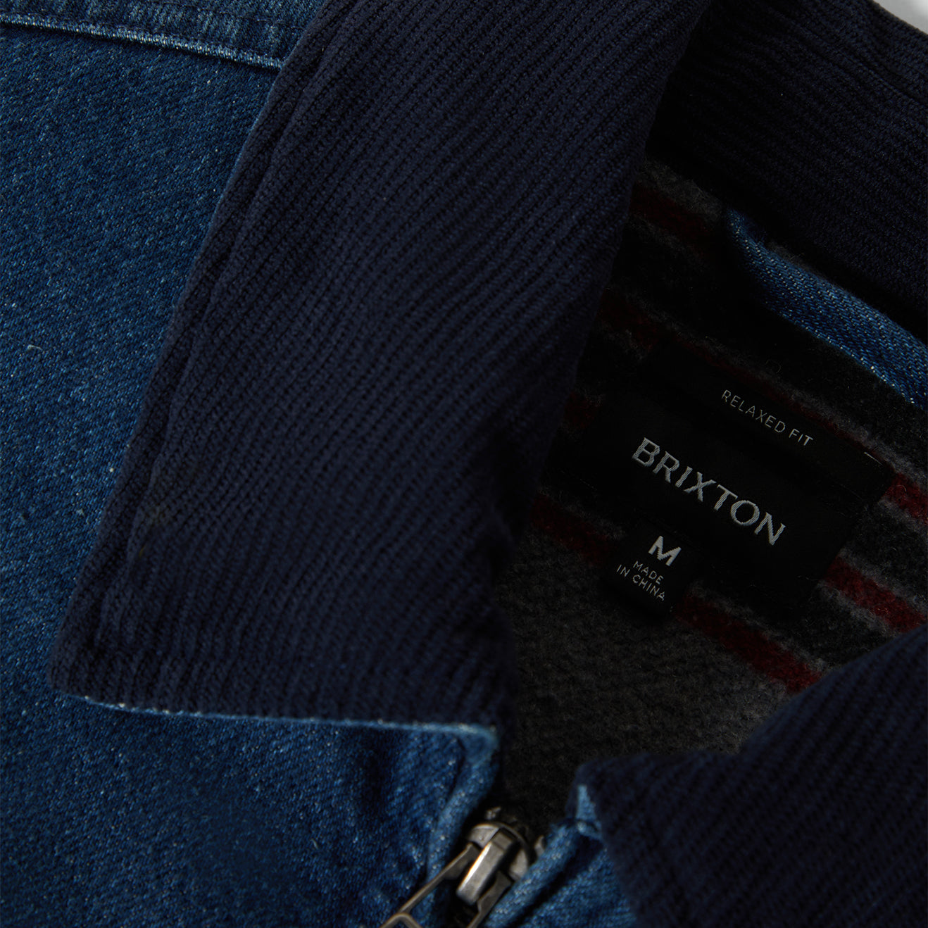 ALTERED THREADS LINED GARAGE JACKET - MEDIUM WASH DENIM