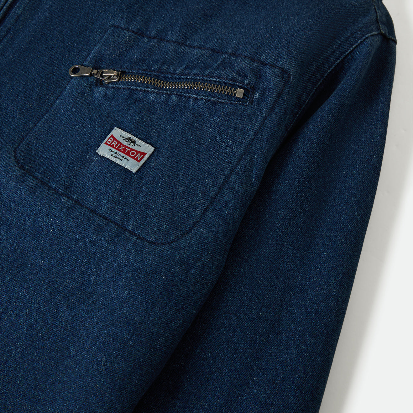 ALTERED THREADS LINED GARAGE JACKET - MEDIUM WASH DENIM