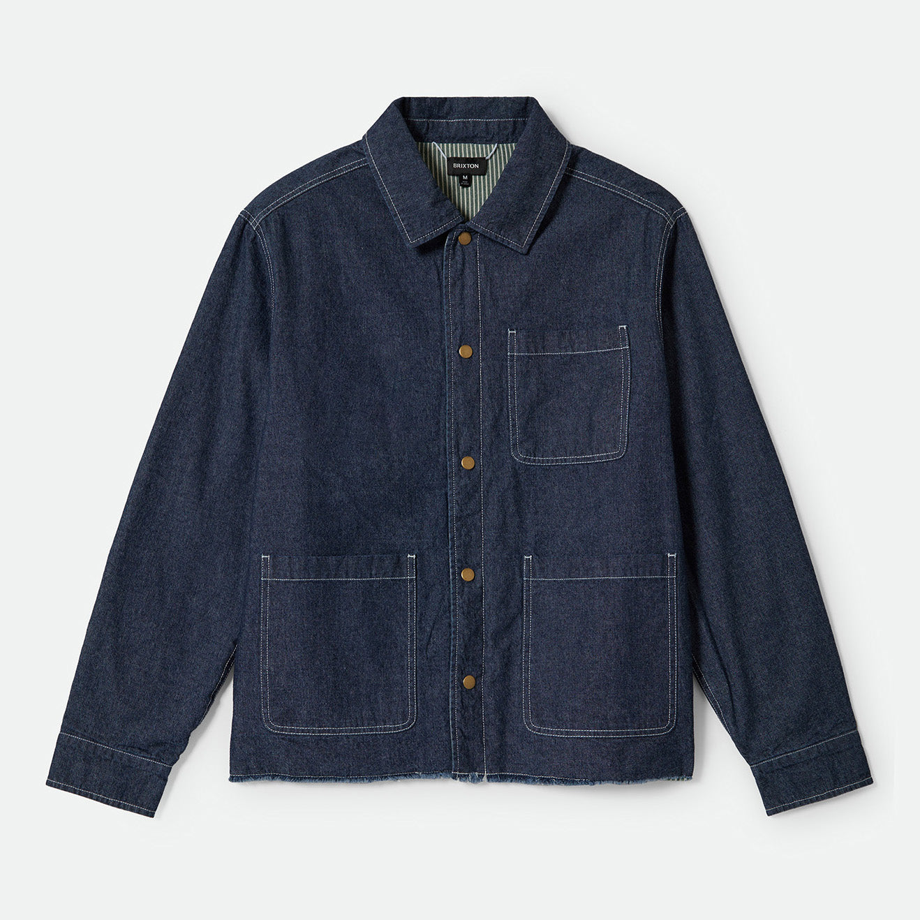 ASSEMBLY REVERSIBLE CHORE JACKET-INDIGO/PINE NEEDLE/WHITECAP