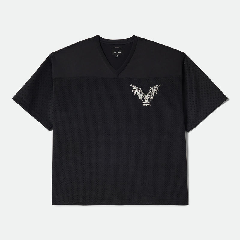 BAGGY MESH PRACTICE JERSEY - BLACK/WHITE CHIPPA