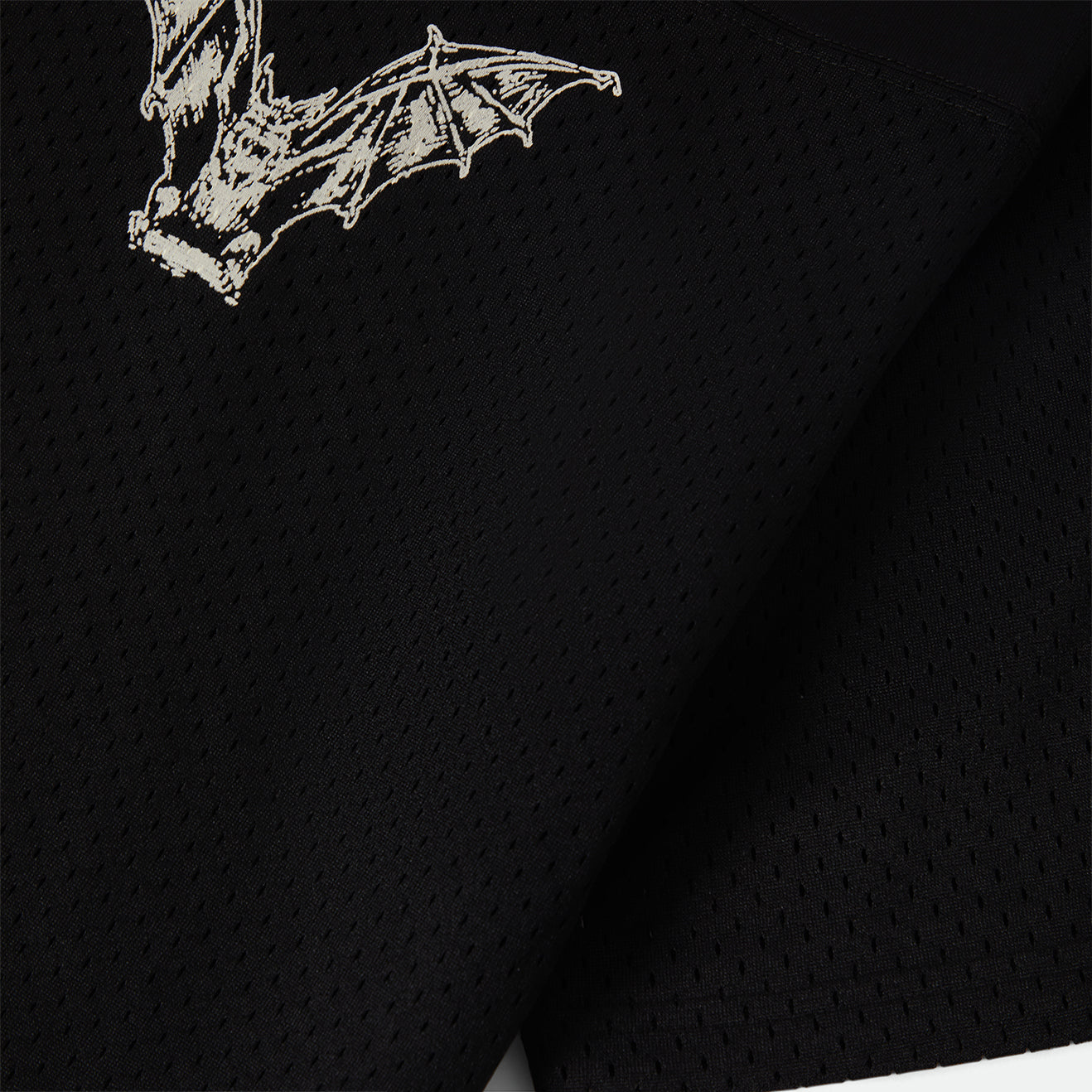 BAGGY MESH PRACTICE JERSEY - BLACK/WHITE CHIPPA