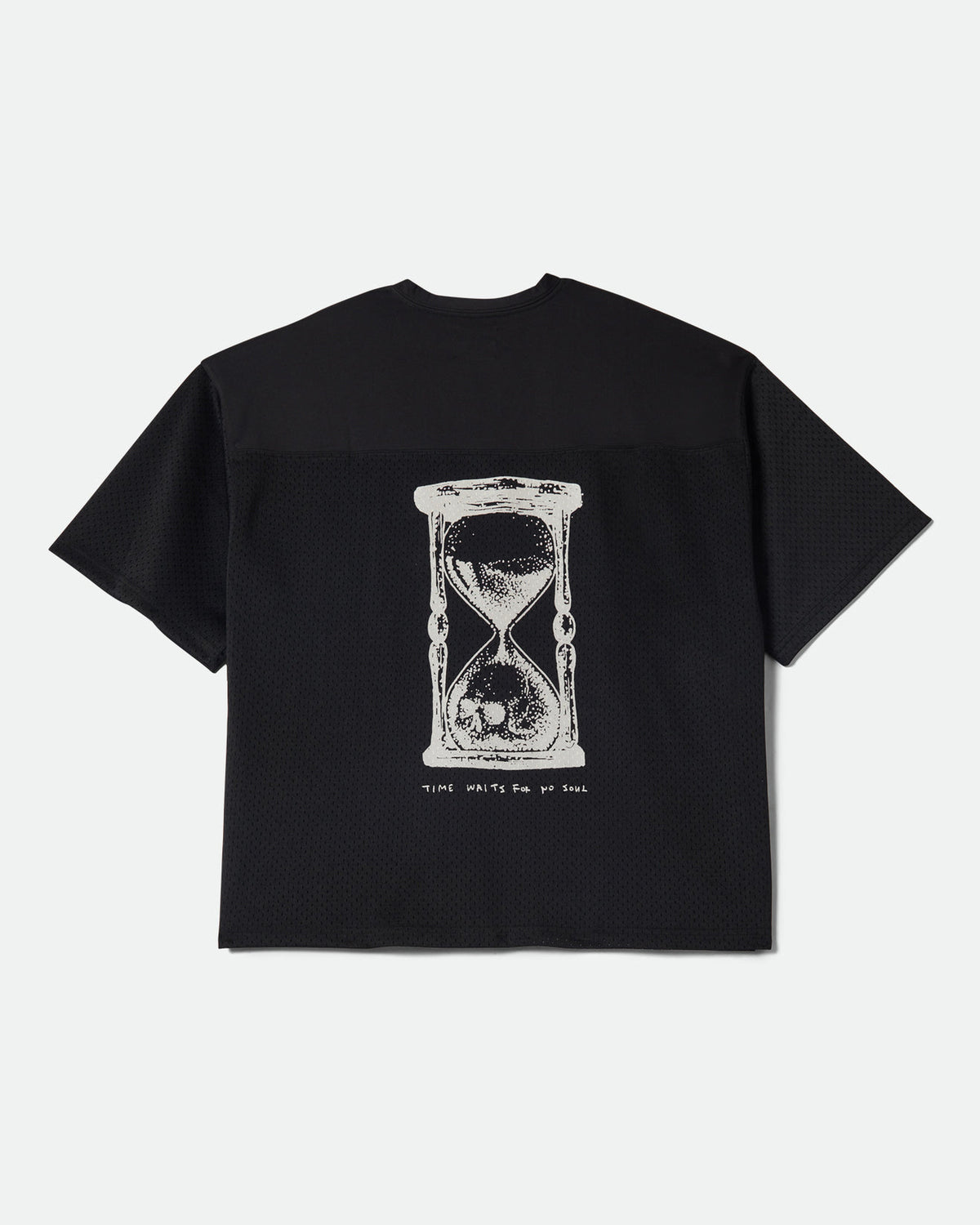 BAGGY MESH PRACTICE JERSEY - BLACK/WHITE CHIPPA