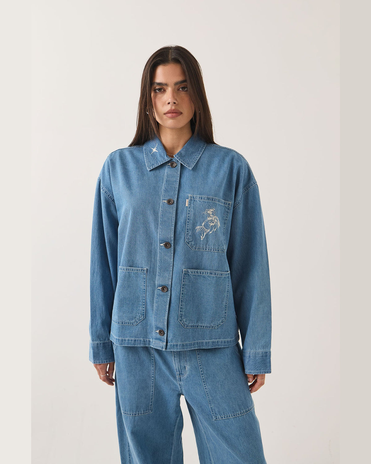 BARN JACKET - LIGHT STONE WASH