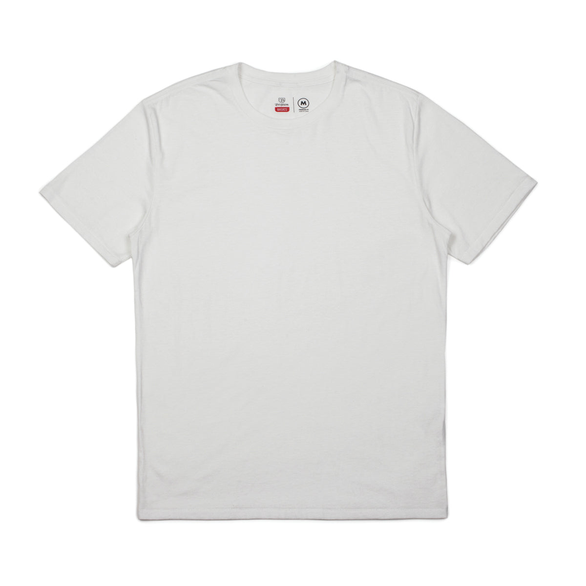 BASIC S/S PREM TEE-OFF WHITE