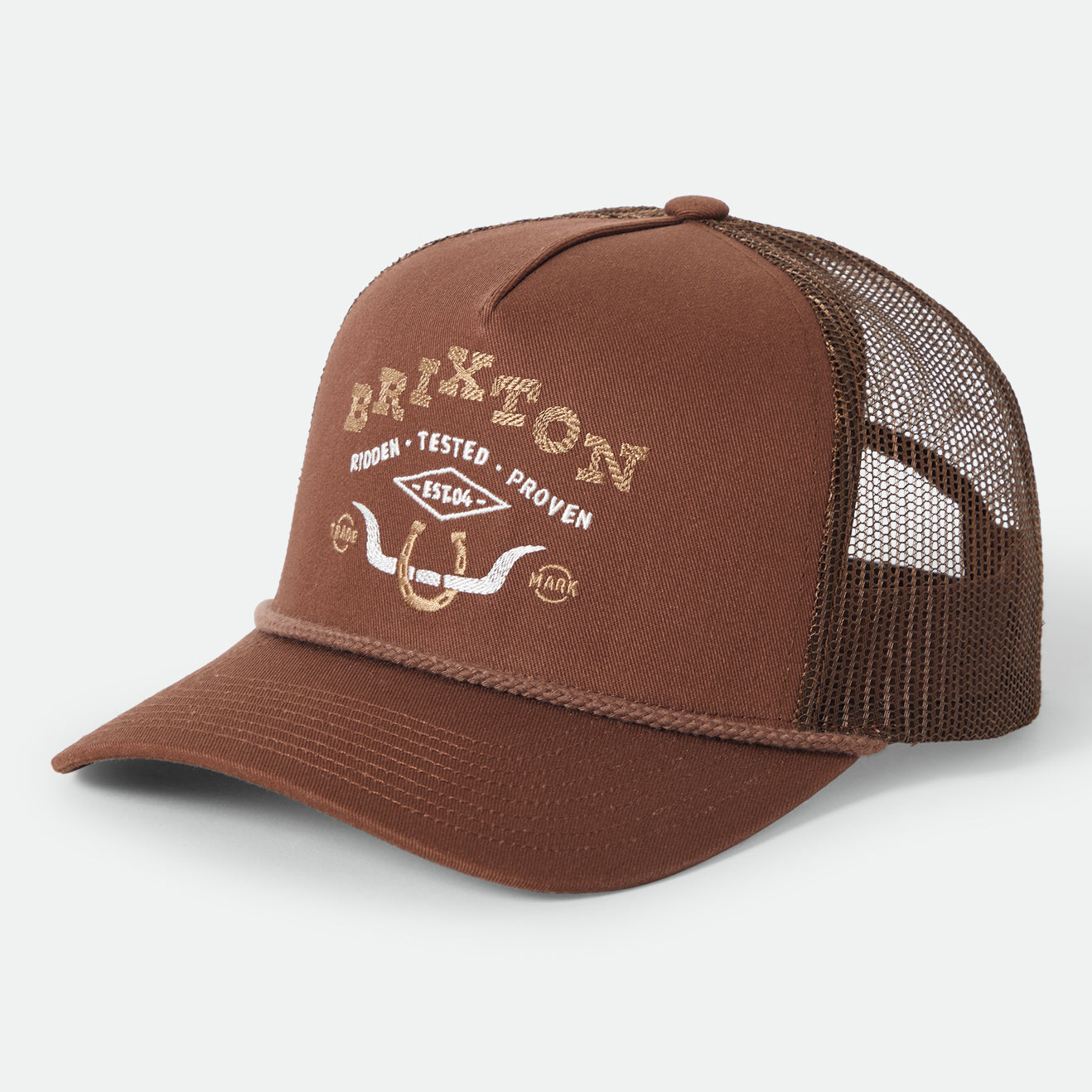 BEEKMAN C NP MP TRUCKER HAT - BROWN/BROWN