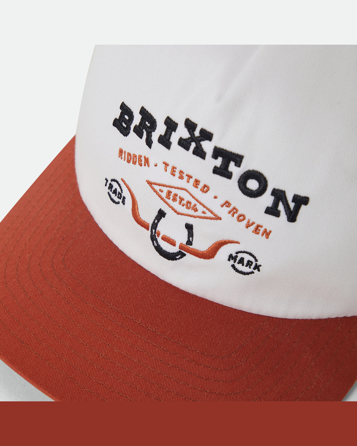 BEEKMAN MP SNAPBACK - OFF WHITE/RUST