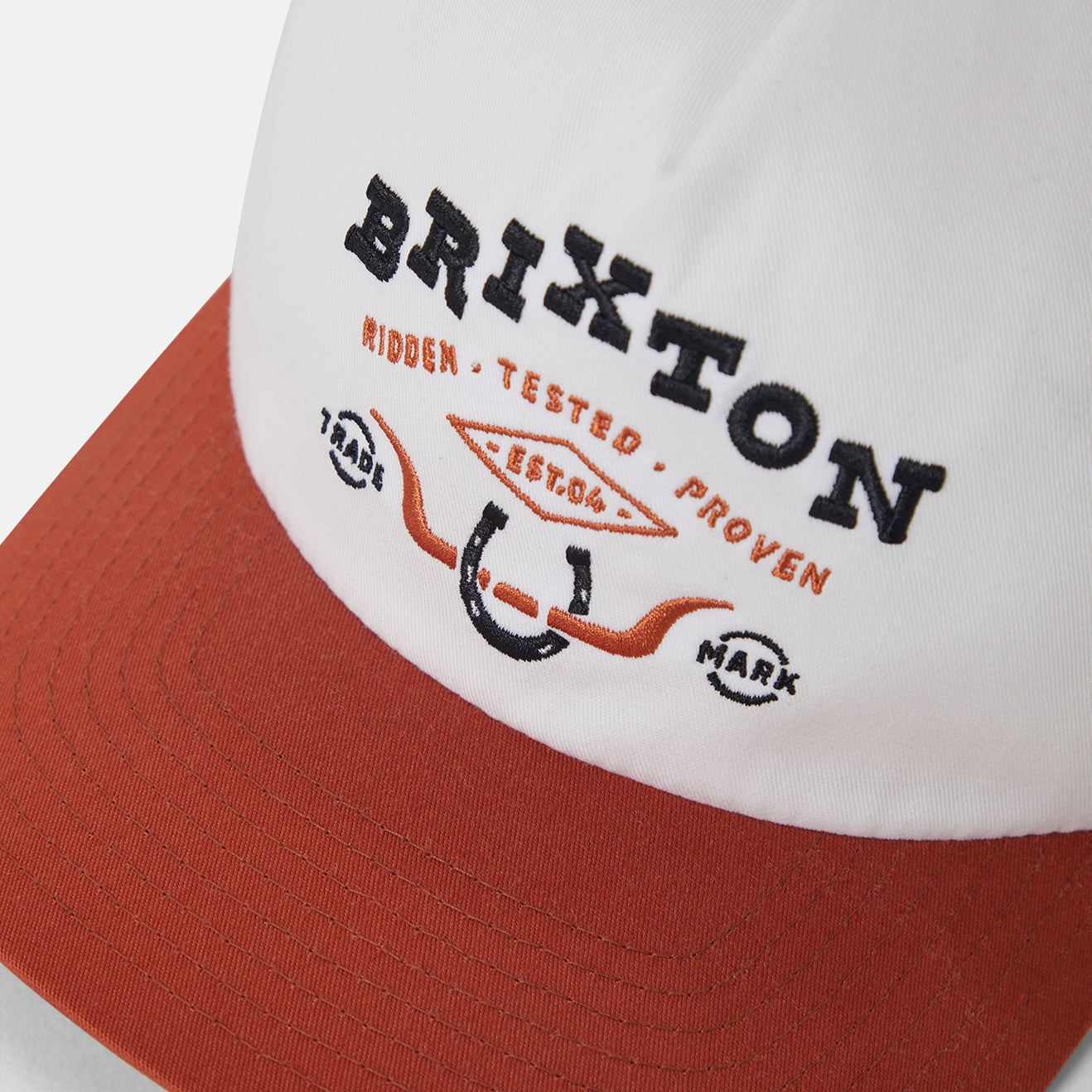 BEEKMAN MP SNAPBACK - OFF WHITE/RUST