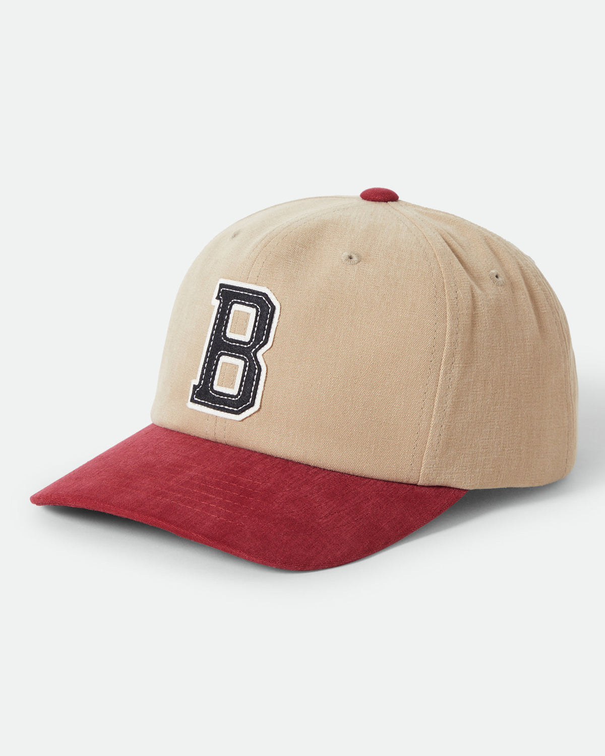 BIG B MP CAP - SAND/BURGUNDY