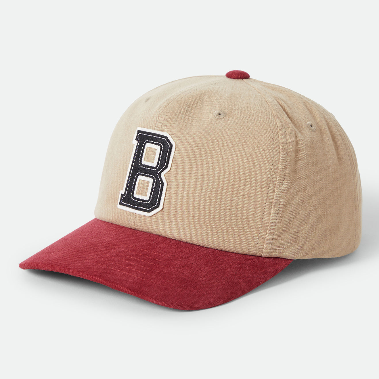 BIG B MP CAP - SAND/BURGUNDY