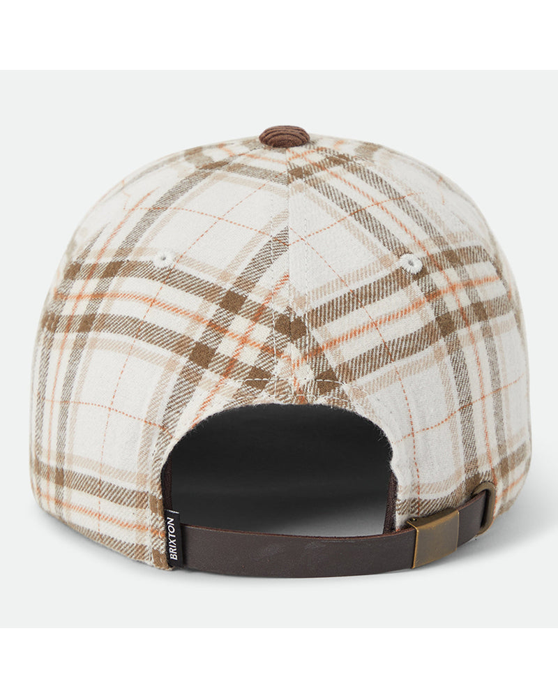 BIG B MP CAP - WHITECAP PLAID/BROWN CORDUROY