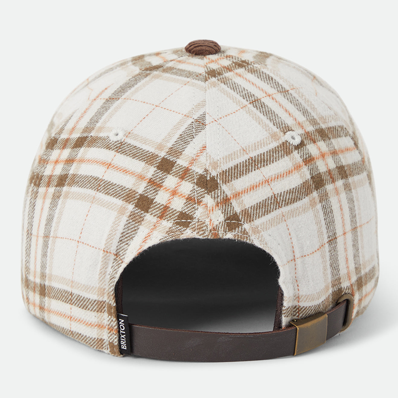 BIG B MP CAP - WHITECAP PLAID/BROWN CORDUROY