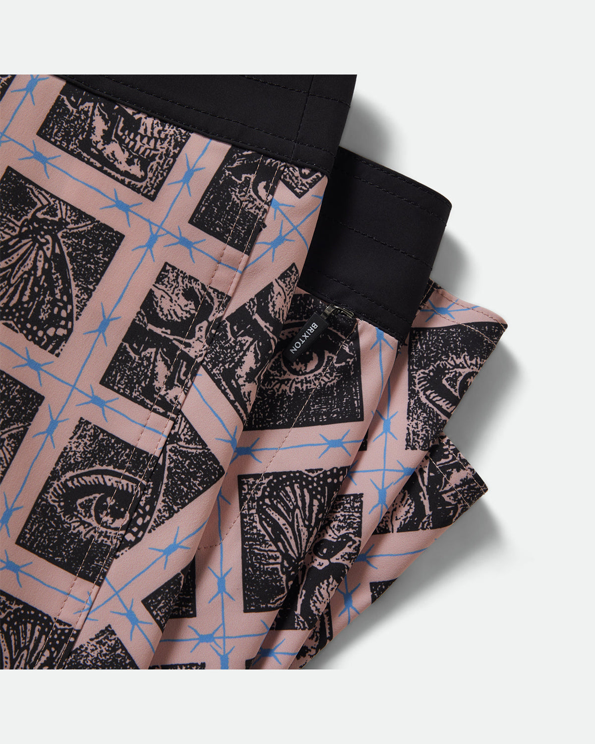 BLITZ BOARDSHORT 19" - SILVER PINK/BLACK