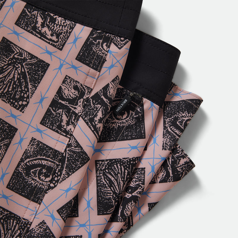 BLITZ BOARDSHORT 19" - SILVER PINK/BLACK