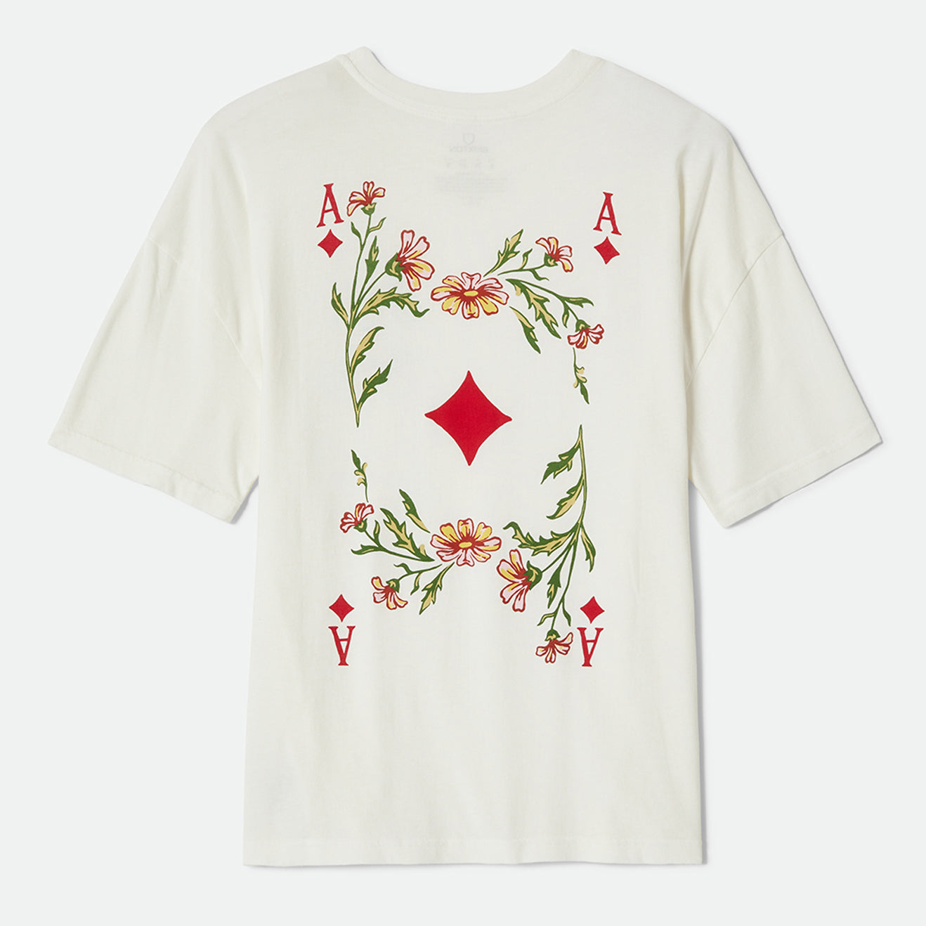 BOTANICAL ACE OVERSIZED BF TEE-OFF WHITE
