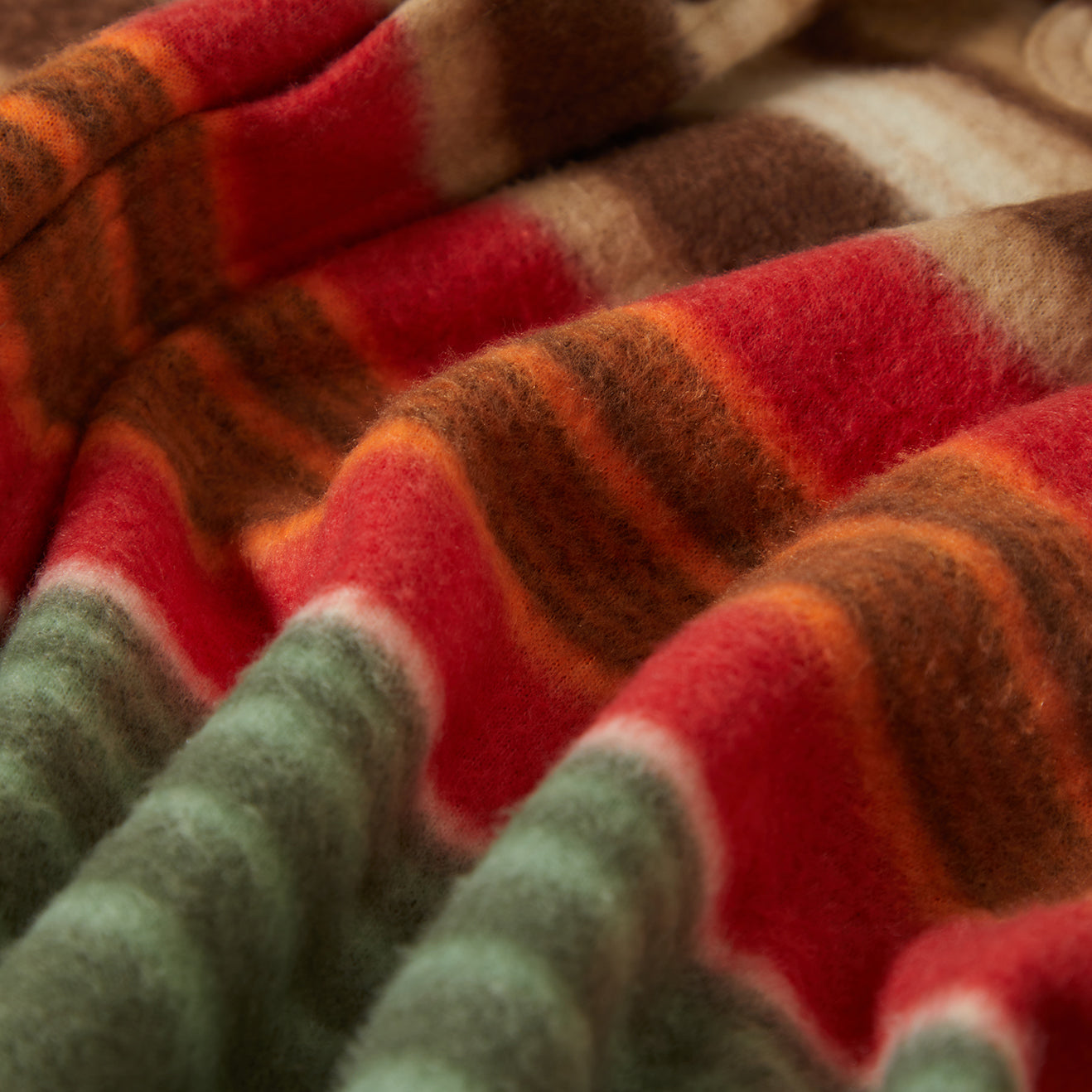 BOWERY L/S ARCTIC STRETCH FLEECE - MULTI BLANKET STRIPE
