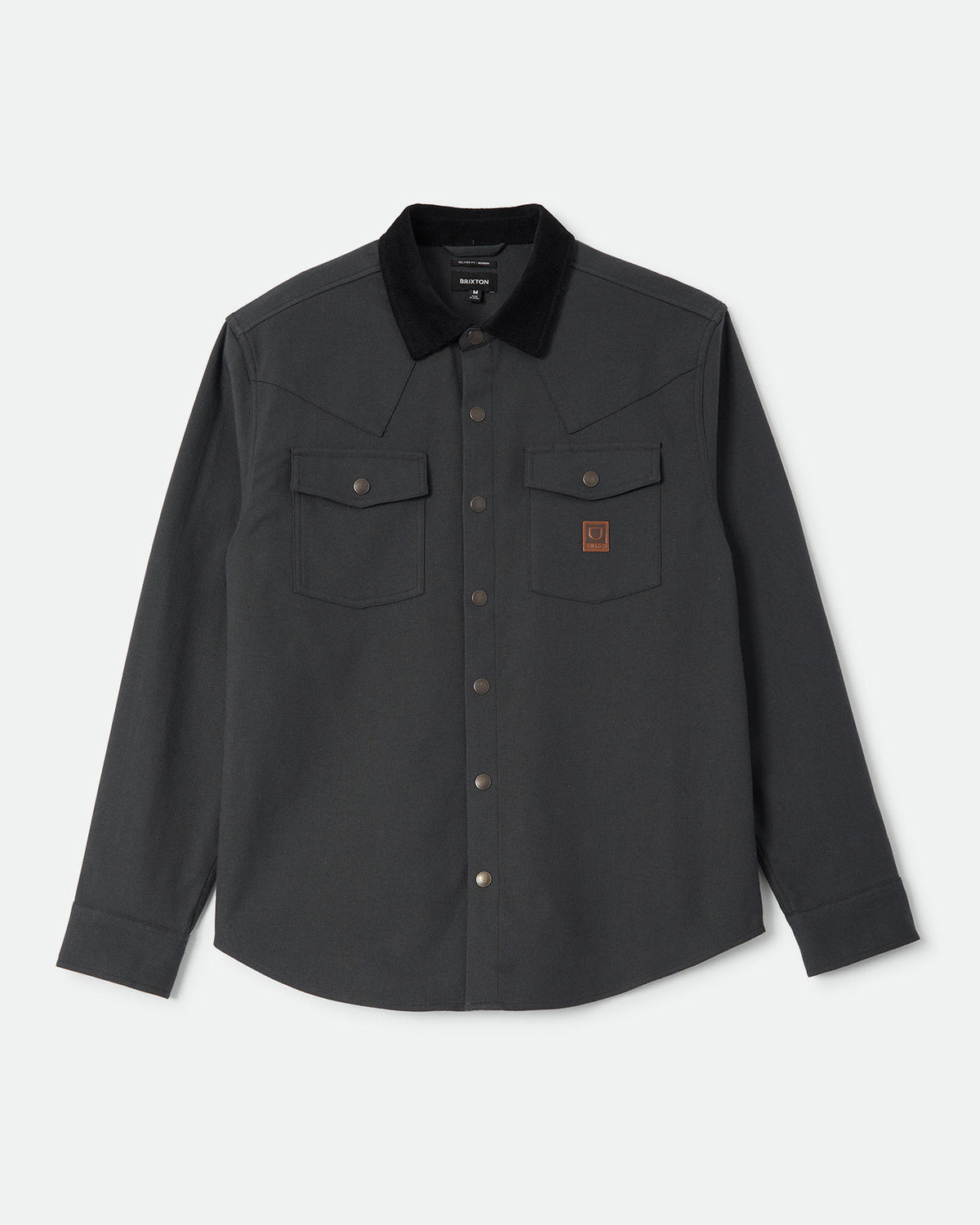 BOWERY BUILDERS RANCH PERF FLANNEL - BLACK