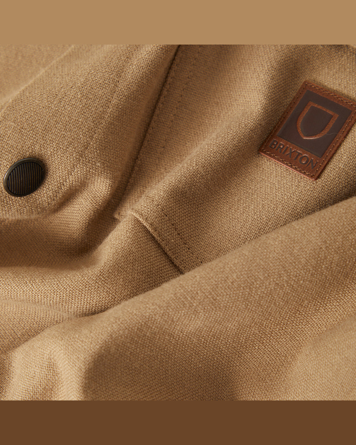 BOWERY BUILDERS RANCH PERF FLANNEL - KHAKI/BROWN