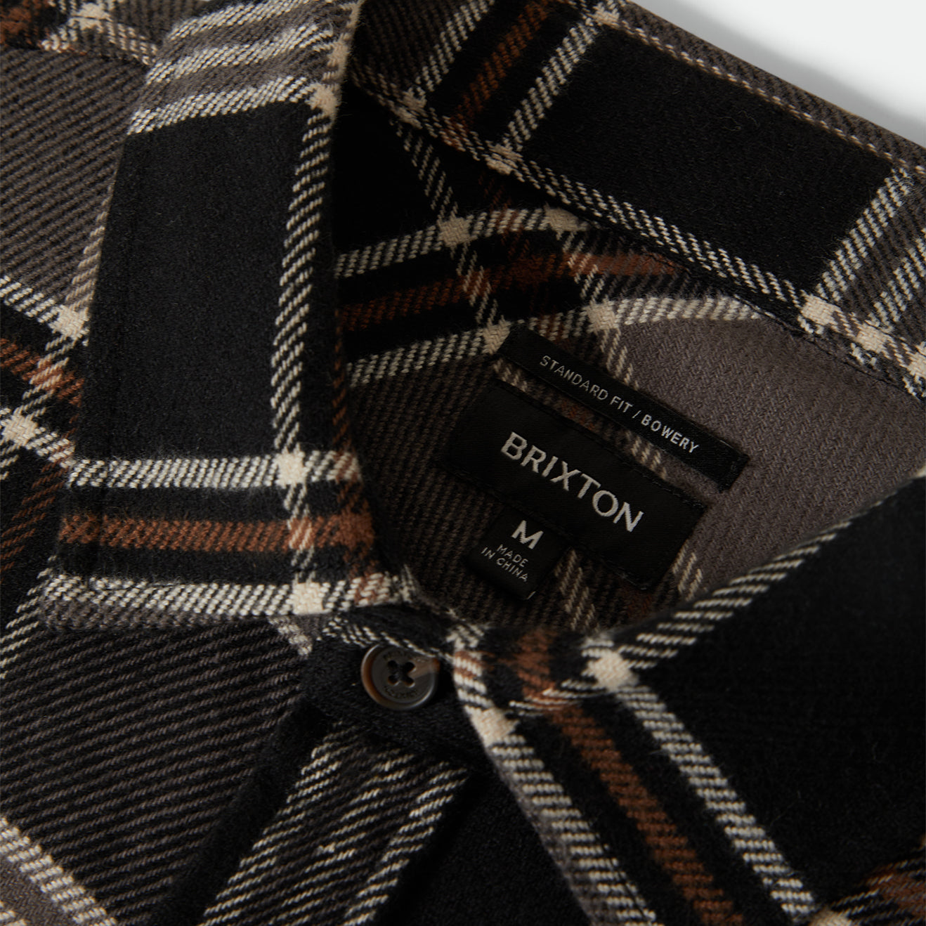 BOWERY FLANNEL - BLACK/CHARCOAL/PINECONE